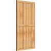 imageEkena Millwork RBF06S32X059RWR TimberCraft Six 5 38quot Boards Framed BoardnBatten Rustic Wood Shutters Per Pair 32 14quotW x 59quotH Rough Sawn Western Red Cedar