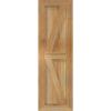 imageEkena Millwork RBF06Z11X034RWR TimberCraft Two 5 38quot Boards Framed BoardnBatten wZBar Rustic Wood Shutters Per Pair 10 34quotW x 34quotH Rough Sawn Western Red Cedar