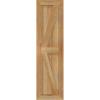 imageEkena Millwork RBF06Z11X039RWR TimberCraft Two 5 38quot Boards Framed BoardnBatten wZBar Rustic Wood Shutters Per Pair 10 34quotW x 39quotH Rough Sawn Western Red Cedar