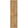 imageEkena Millwork RBF06Z11X042RWR TimberCraft Two 5 38quot Boards Framed BoardnBatten wZBar Rustic Wood Shutters Per Pair 10 34quotW x 42quotH Rough Sawn Western Red Cedar