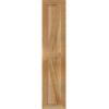 imageEkena Millwork RBF06Z11X049RWR TimberCraft Two 5 38quot Boards Framed BoardnBatten wZBar Rustic Wood Shutters Per Pair 10 34quotW x 49quotH Rough Sawn Western Red Cedar