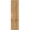 imageEkena Millwork RBF06Z16X062RWR TimberCraft Three 5 38quot Boards Framed BoardnBatten wZBar Rustic Wood Shutters Per Pair 16 18quotW x 62quotH Rough Sawn Western Red Cedar