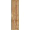 imageEkena Millwork RBF06Z16X064RWR TimberCraft Three 5 38quot Boards Framed BoardnBatten wZBar Rustic Wood Shutters Per Pair 16 18quotW x 64quotH Rough Sawn Western Red Cedar