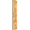 imageEkena Millwork RBF06Z16X072RWR TimberCraft Three 5 38quot Boards Framed BoardnBatten wZBar Rustic Wood Shutters Per Pair 16 18quotW x 72quotH Rough Sawn Western Red Cedar