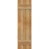 imageEkena Millwork RBJ06S11X038RWR TimberCraft Two 5 38quot Boards Joined BoardnBatten Rustic Wood Shutters Per Pair 10 34quotW x 38quotH Rough Sawn Western Red Cedar