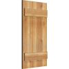 imageEkena Millwork RBJ06S16X030RWR TimberCraft Three 5 38quot Boards Joined BoardnBatten Rustic Wood Shutters Per Pair 16 18quotW x 30quotH Rough Sawn Western Red Cedar