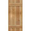 imageEkena Millwork RBJ06S16X035RWR TimberCraft Three 5 38quot Boards Joined BoardnBatten Rustic Wood Shutters Per Pair 16 18quotW x 35quotH Rough Sawn Western Red Cedar