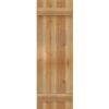 imageEkena Millwork RBJ06S16X048RWR TimberCraft Three 5 38quot Boards Joined BoardnBatten Rustic Wood Shutters Per Pair 16 18quotW x 48quotH Rough Sawn Western Red Cedar