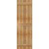 imageEkena Millwork RBJ06S21X068RWR TimberCraft Four 5 38quot Boards Joined BoardnBatten Rustic Wood Shutters Per Pair 21 12quotW x 68quotH Rough Sawn Western Red Cedar