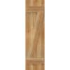 imageEkena Millwork RBJ06Z11X039RWR TimberCraft Two 5 38quot Boards Joined BoardnBatten wZBar Rustic Wood Shutters Per Pair 10 34quotW x 39quotH Rough Sawn Western Red Cedar