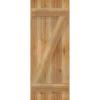 imageEkena Millwork RBJ06Z16X041RWR TimberCraft Three 5 38quot Boards Joined BoardnBatten wZBar Rustic Wood Shutters Per Pair 16 18quotW x 41quotH Rough Sawn Western Red Cedar