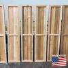 imageEkena Millwork RBJ06Z16X049RWR TimberCraft Three 5 38quot Boards Joined BoardnBatten wZBar Rustic Wood Shutters Per Pair 16 18quotW x 49quotH Rough Sawn Western Red Cedar