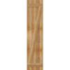 imageEkena Millwork RBJ06Z16X071RWR TimberCraft Three 5 38quot Boards Joined BoardnBatten wZBar Rustic Wood Shutters Per Pair 16 18quotW x 71quotH Rough Sawn Western Red Cedar