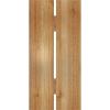 imageEkena Millwork RBS06S11X024RWR TimberCraft Two 5 38quot Boards Spaced BoardnBatten Rustic Wood Shutters Per Pair 11 14quotW x 24quotH Rough Sawn Western Red Cedar