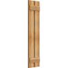 imageEkena Millwork RBS06S11X047RWR TimberCraft Two 5 38quot Boards Spaced BoardnBatten Rustic Wood Shutters Per Pair 11 14quotW x 47quotH Rough Sawn Western Red Cedar
