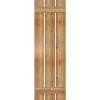 imageEkena Millwork RBS06S17X054RWR TimberCraft Three 5 38quot Boards Spaced BoardnBatten Rustic Wood Shutters Per Pair 17 18quotW x 54quotH Rough Sawn Western Red Cedar