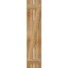 imageEkena Millwork RBS06Z11X053RWR TimberCraft Two 5 38quot Boards Spaced BoardnBatten wZBar Rustic Wood Shutters Per Pair 11 14quotW x 53quotH Rough Sawn Western Red Cedar