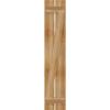imageEkena Millwork RBS06Z11X060RWR TimberCraft Two 5 38quot Boards Spaced BoardnBatten wZBar Rustic Wood Shutters Per Pair 11 14quotW x 60quotH Rough Sawn Western Red Cedar