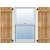 imageEkena Millwork RBJ06S16X050RWR TimberCraft Three 5 38quot Boards Joined BoardnBatten Rustic Wood Shutters Per Pair 16 18quotW x 50quotH Rough Sawn Western Red Cedar