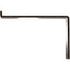 image2quotW x 12quotD x 7 34quotH Steel Truss Shelf Bracket Antiqued BrassAntiqued Bronze