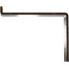 image2quotW x 12quotD x 7 34quotH Steel Truss Shelf Bracket Antiqued BrassAntiqued Bronze