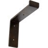 image2quotW x 12quotD x 7 34quotH Steel Truss Shelf Bracket Antiqued BrassAntiqued Bronze