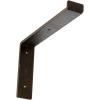 image2quotW x 12quotD x 7 34quotH Steel Truss Shelf Bracket Antiqued BrassAntiqued Bronze