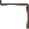 image2quotW x 12quotD x 7 34quotH Steel Truss Shelf Bracket Antiqued BrassAntiqued Copper