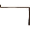 image2quotW x 12quotD x 7 34quotH Steel Truss Shelf Bracket Antiqued BrassAntiqued Copper