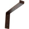 image2quotW x 12quotD x 7 34quotH Steel Truss Shelf Bracket Antiqued BrassAntiqued Copper