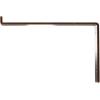 image2quotW x 12quotD x 7 34quotH Steel Truss Shelf Bracket Antiqued BrassAntiqued Copper