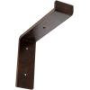 image2quotW x 12quotD x 7 34quotH Steel Truss Shelf Bracket Antiqued BrassAntiqued Copper