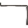 image2quotW x 12quotD x 7 34quotH Steel Truss Shelf Bracket Antiqued BrassAntiqued Warm Silver