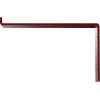 image2quotW x 12quotD x 7 34quotH Steel Truss Shelf Bracket Antiqued BrassHammered Bright Red