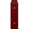 image2quotW x 12quotD x 7 34quotH Steel Truss Shelf Bracket Antiqued BrassHammered Bright Red
