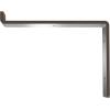 image2quotW x 12quotD x 7 34quotH Steel Truss Shelf Bracket Antiqued BrassHammered Brown