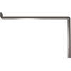 image2quotW x 12quotD x 7 34quotH Steel Truss Shelf Bracket Antiqued BrassHammered Brown