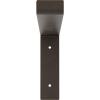 image2quotW x 12quotD x 7 34quotH Steel Truss Shelf Bracket Antiqued BrassHammered Dark Bronze
