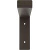 image2quotW x 12quotD x 7 34quotH Steel Truss Shelf Bracket Antiqued BrassHammered Dark Bronze