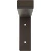 image2quotW x 12quotD x 7 34quotH Steel Truss Shelf Bracket Antiqued BrassHammered Dark Bronze