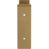 image2quotW x 12quotD x 7 34quotH Steel Truss Shelf Bracket Antiqued BrassHammered Gold