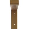 image2quotW x 12quotD x 7 34quotH Steel Truss Shelf Bracket Antiqued BrassHammered Gold
