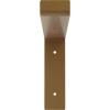 image2quotW x 12quotD x 7 34quotH Steel Truss Shelf Bracket Antiqued BrassHammered Gold