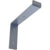 image2quotW x 12quotD x 7 34quotH Steel Truss Shelf Bracket Antiqued BrassHammered Light Blue