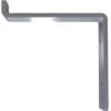 image2quotW x 12quotD x 7 34quotH Steel Truss Shelf Bracket Antiqued BrassHammered Light Blue