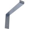 image2quotW x 12quotD x 7 34quotH Steel Truss Shelf Bracket Antiqued BrassHammered Light Blue