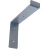 image2quotW x 12quotD x 7 34quotH Steel Truss Shelf Bracket Antiqued BrassHammered Light Blue