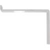 image2quotW x 12quotD x 7 34quotH Steel Truss Shelf Bracket Antiqued BrassHammered White