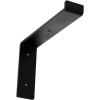 image2quotW x 12quotD x 7 34quotH Steel Truss Shelf Bracket Antiqued BrassPowder Coated Black