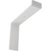 image2quotW x 12quotD x 7 34quotH Steel Truss Shelf Bracket Antiqued BrassWhite Primer Paintable
